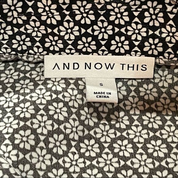 NWT And Now This Women's Cinch-Waist Shirt - Picture 6 of 7